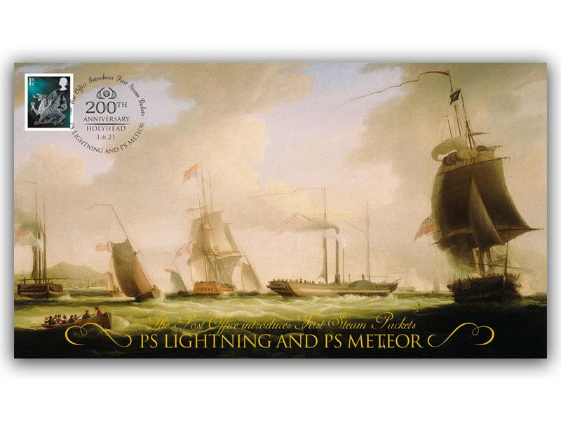 PS Lightning & PS Meteor - The First Steam Packet Ships Bicentennial