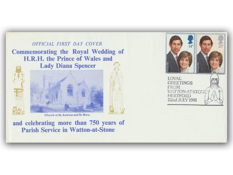 1981 Royal Wedding, Watton-at-Stone official