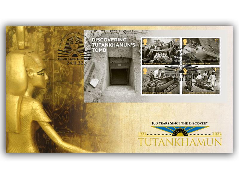 Treasures of Tutankhamun Miniature Sheet Cover