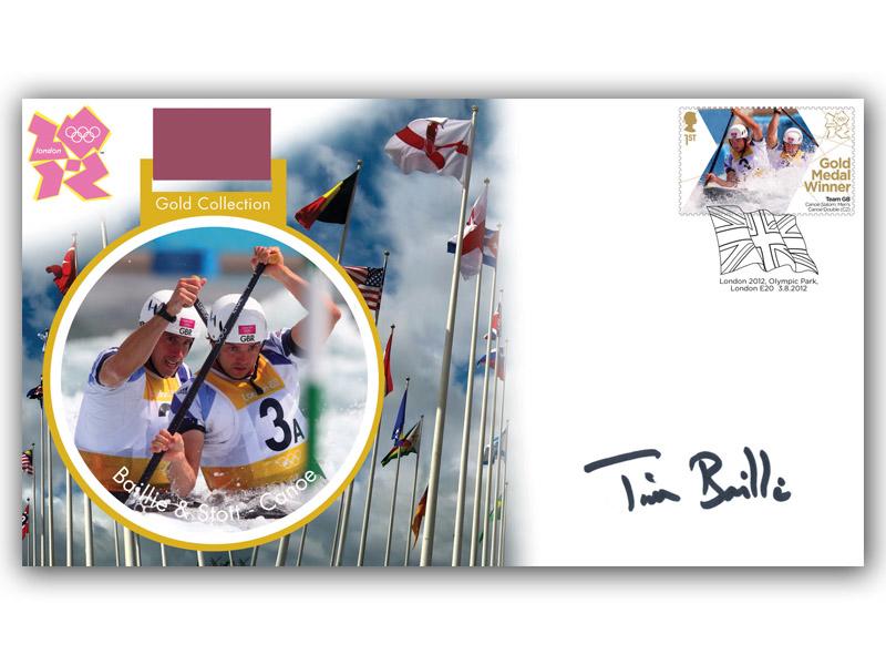 London 2012 Olympics, Tim Baillie & Etienne Stott, signed by Tim Baillie