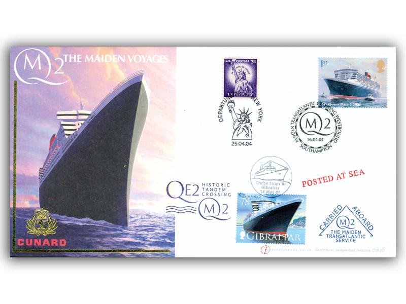 Queen Mary 2 Maiden Voyage, Gibraltar Double