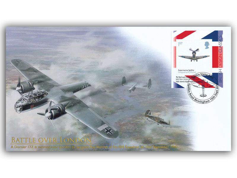 2010 70th Anniversary of the Battle of Britain, Spitfire stamp from the British Design Classics Retail Booklet