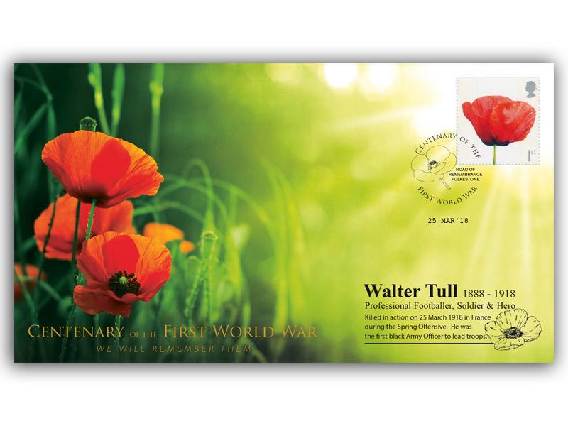 2018 Tribute to Walter Tull, Doubled cover