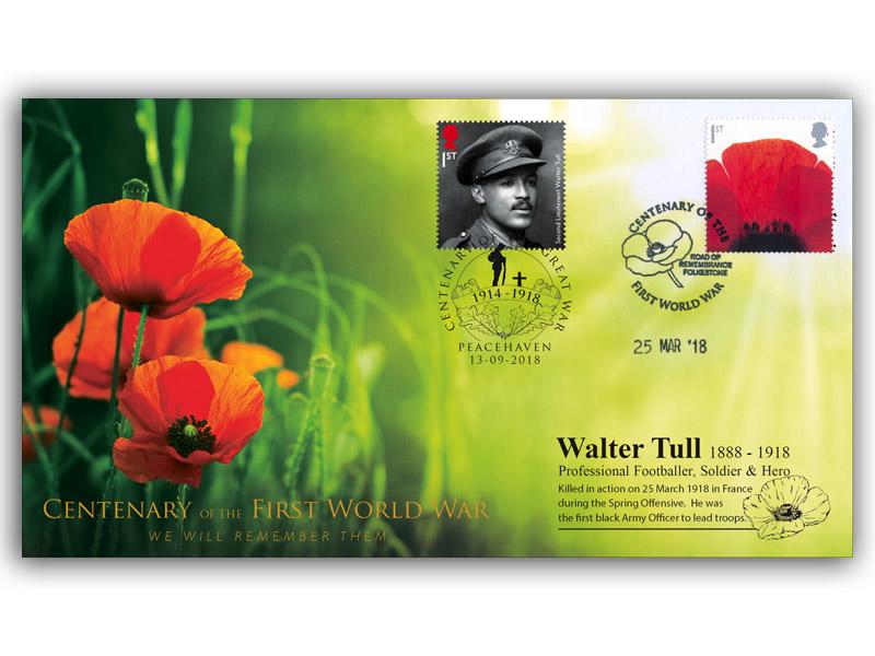Centenary of WWI, Tribute to Walter Tull, Double