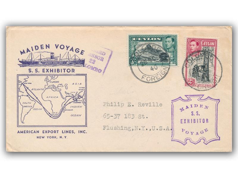 1940 SS Exhibitor Maiden Voyage