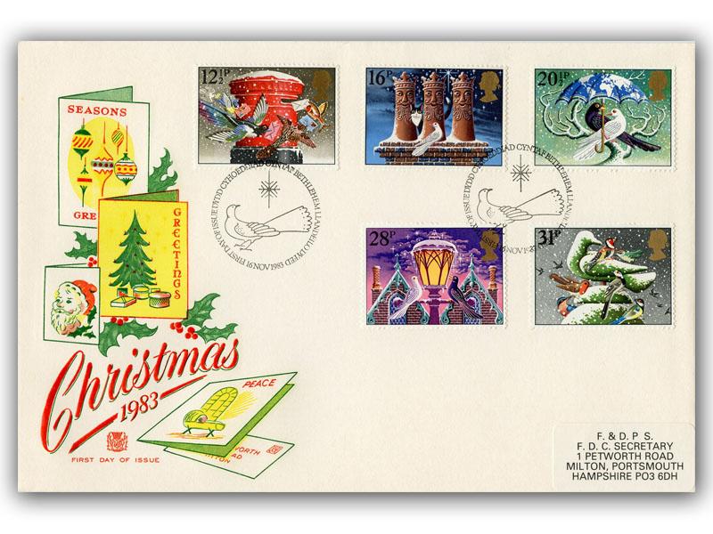 1983 Christmas First Day Cover