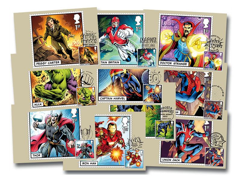 Marvel - Heroes and Defenders Set of 10 PHQ Cards