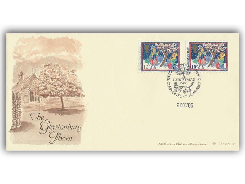1986 Christmas 12p First Day Cover