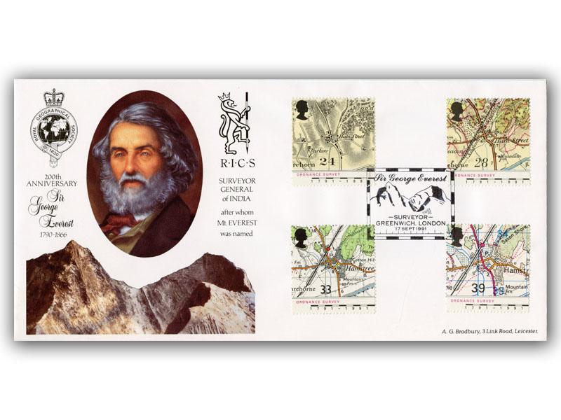1991 Maps, George Everest official