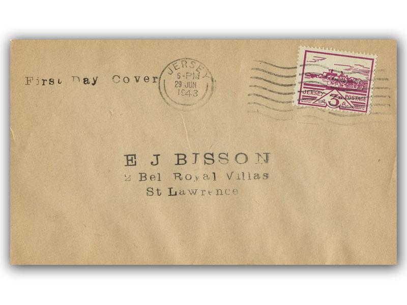 1943 3d Jersey Views, E.J Bisson