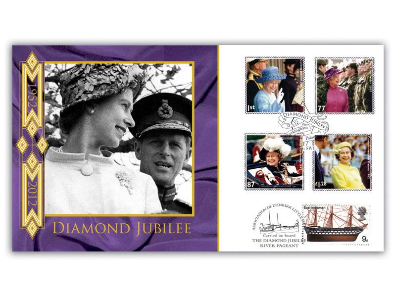 Queen Elizabeth II Diamond Jubilee Stamp Cover