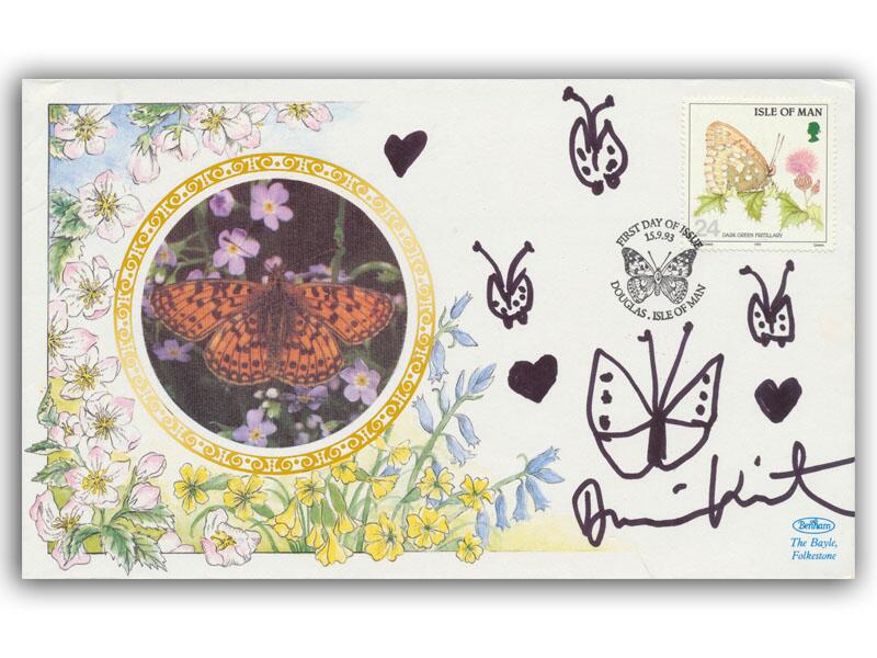 Damien Hirst signed Butterflies cover
