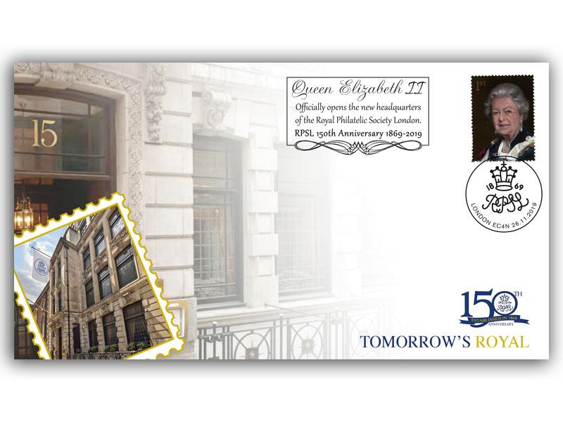 2019 Stamp Classics Royal Philatelic Society London, single stamp, Royal opening