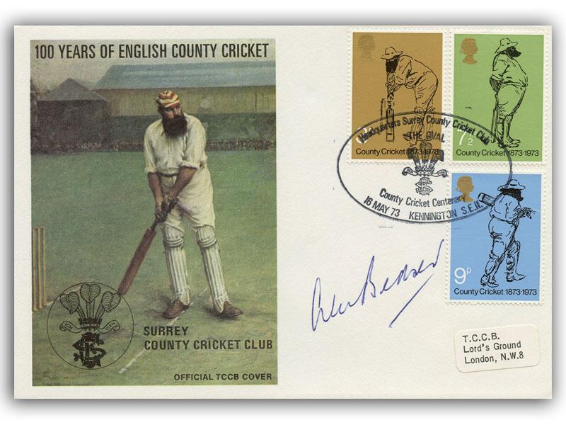 Alec Bedser signed 1973 Cricket cover