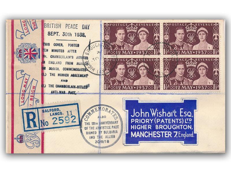 1939 Peace In Our Time, John Wishart, Coronation Stamps