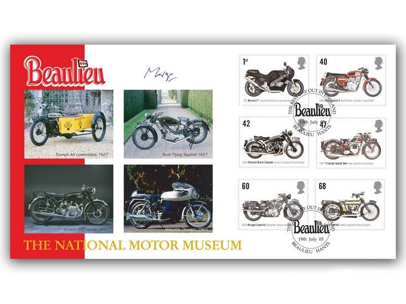 British Motorcycles - National Motor Museum, signed Lord Montagu