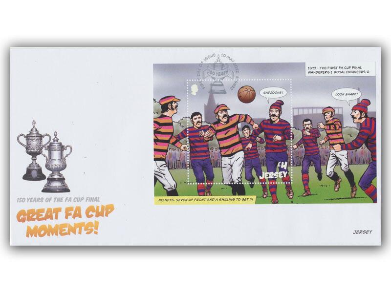 2022 FA Cup 150th anniversary, Jersey miniature sheet 1