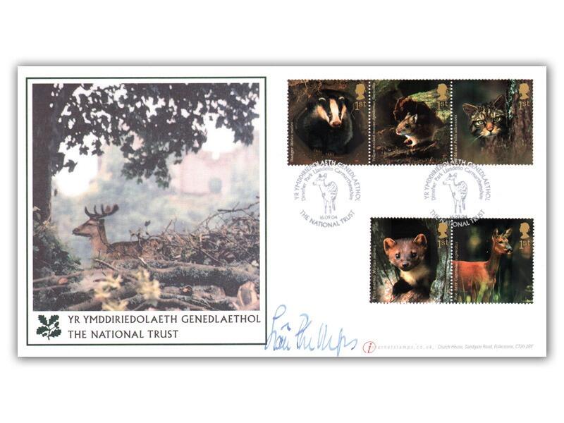 Woodland Animals - Dinefwr Deer Park, signed by Sian Phillips