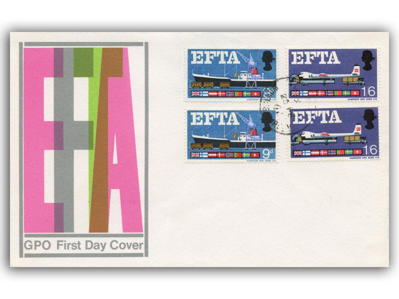 1967 EFTA, ordinary & phosphor