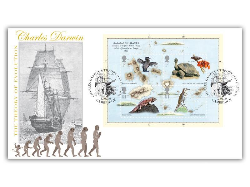 Charles Darwin - miniature sheet