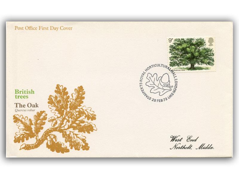 1973 Tree, Stampex postmark