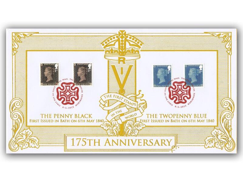 175th Anniversary of the Penny Post, Royal Mail Tallents House Maltese Cross
