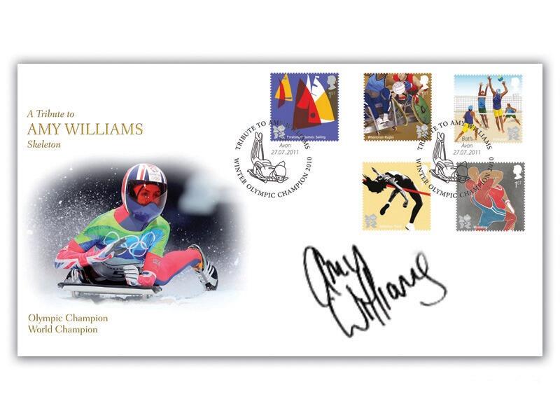 Olympic & Paralympic Games - Tribute to Amy Williams MBE, signed Amy Williams