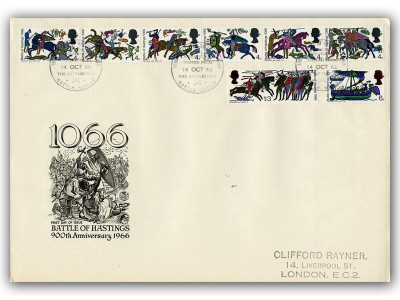 1966 Battle of Hastings, ordinary, Battle postmark