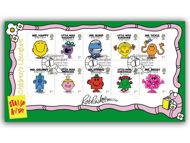 Mr Men and Little Miss, signed by Robert Rackstraw
