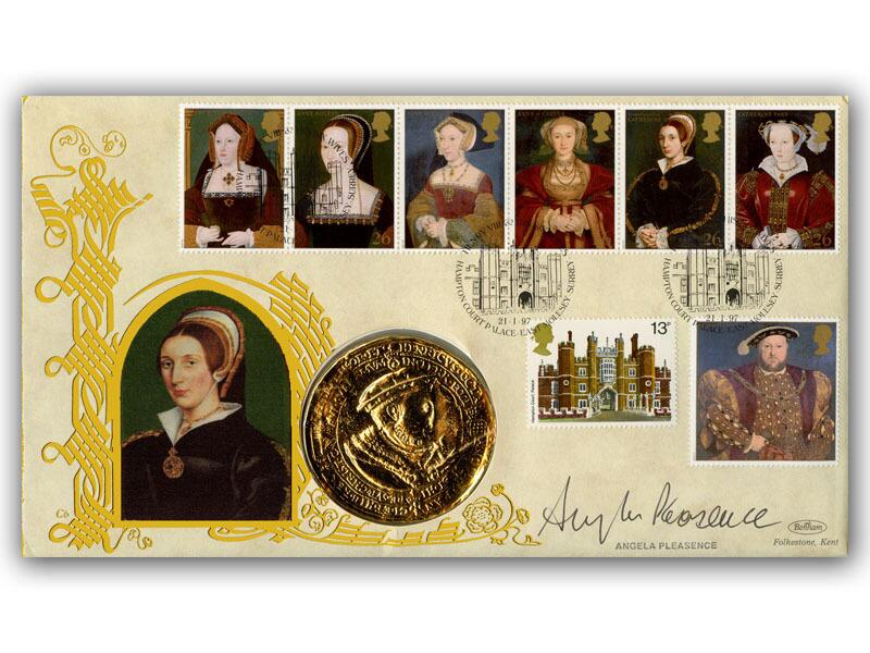 1997 Henry VIII, signed Angela Pleasance