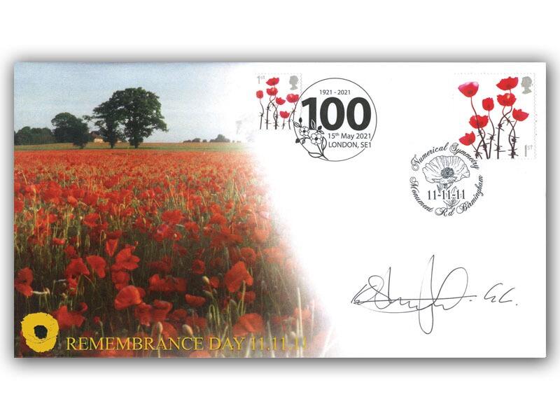 Lest we Forget 100th Anniversary, signed Kim Spencer Hughes GC