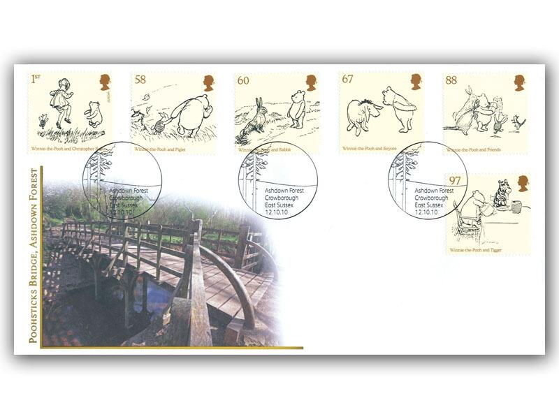 Winnie the Pooh Stamp Cover
