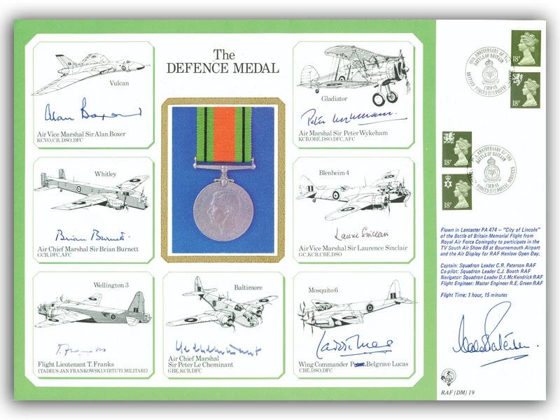Defence Medal Multi Signed