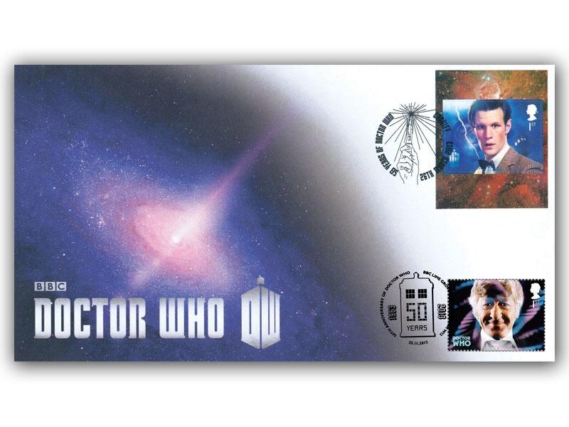 Doctor Who Matt Smith Single Stamp Retail Booklet Alternative postmark