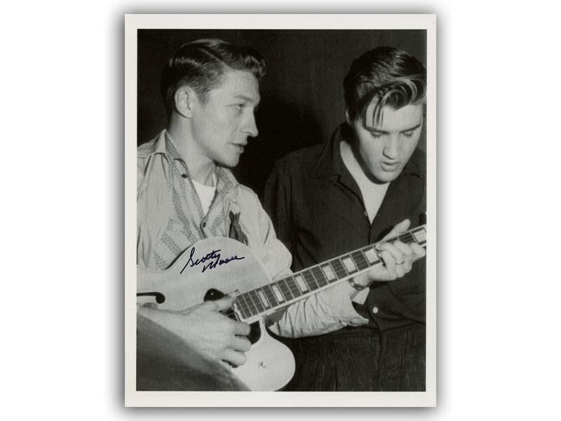 Scotty Moore signed photo