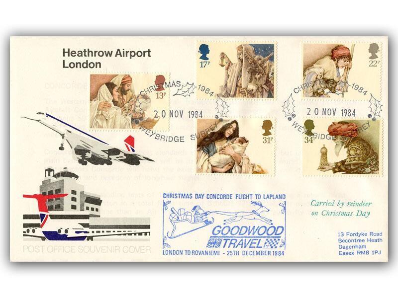 1984 Christmas, Heathrow Airport Concorde cover