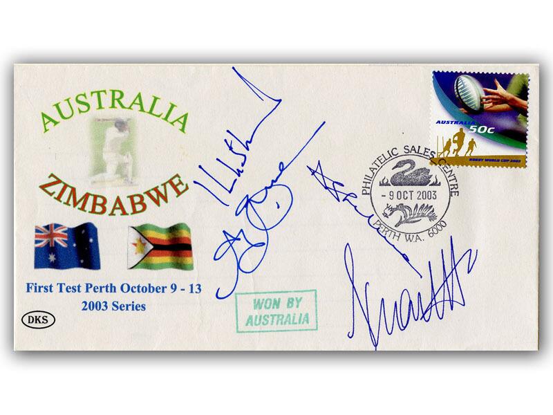 2003 Australia v Zimbabwe cricket cover