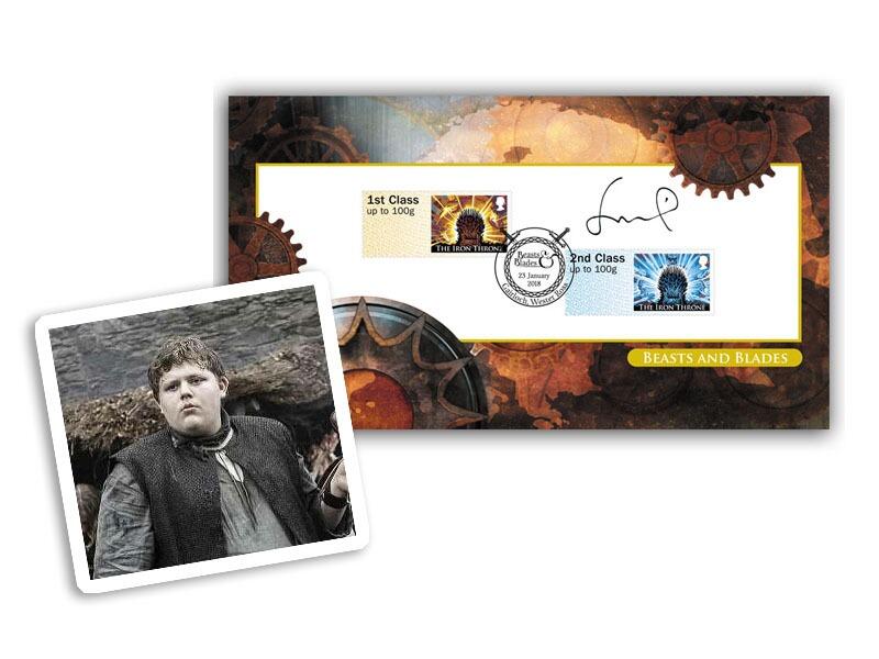 2018 Post & Go - Game of Thrones Bureau stamps - signed Sam Coleman