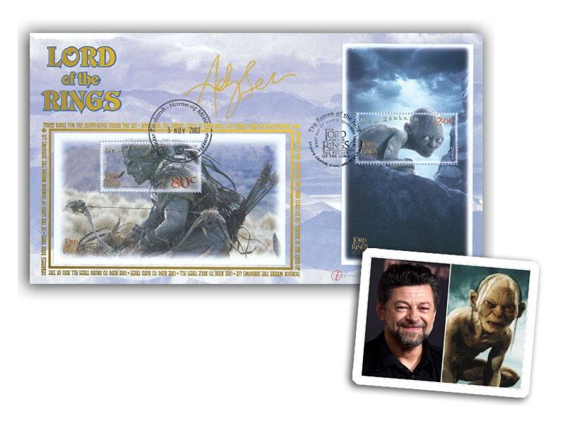 Lord of the Rings, signed Andy Serkis (Gollum)