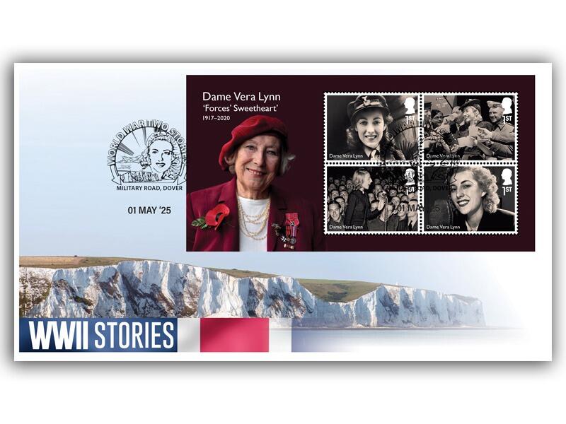 Dame Vera Lynn 'The Forces Sweetheart' Miniature Sheet