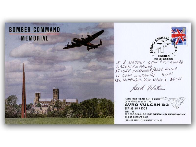 Bomber Command Memorial, signed John Watson
