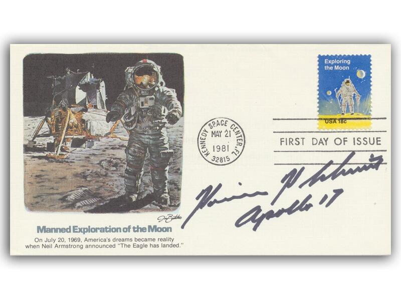 Harrison Schmitt Autograph | Apollo 17 Autographs