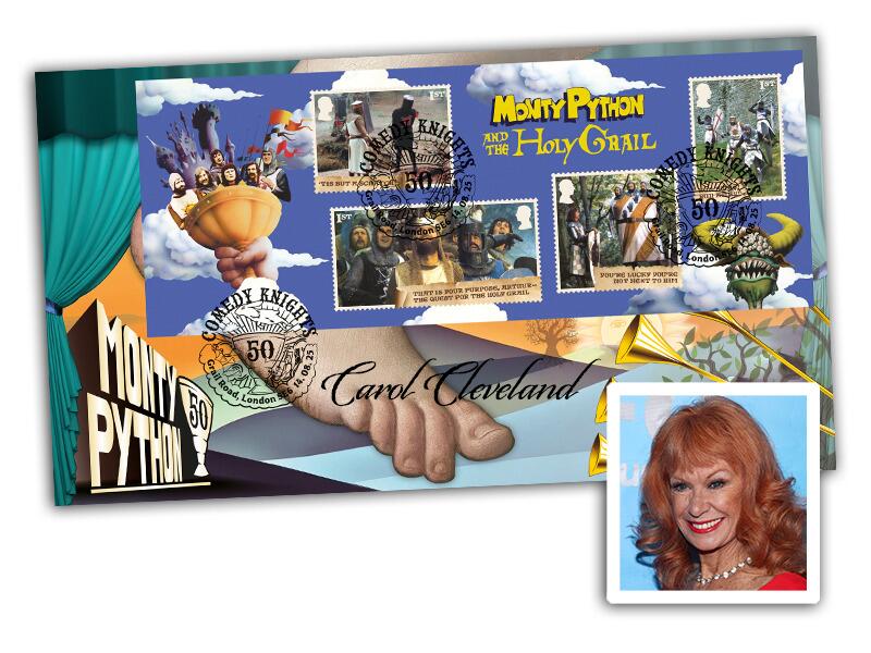 Carol Cleveland Signed | Monty Python Miniature Sheet
