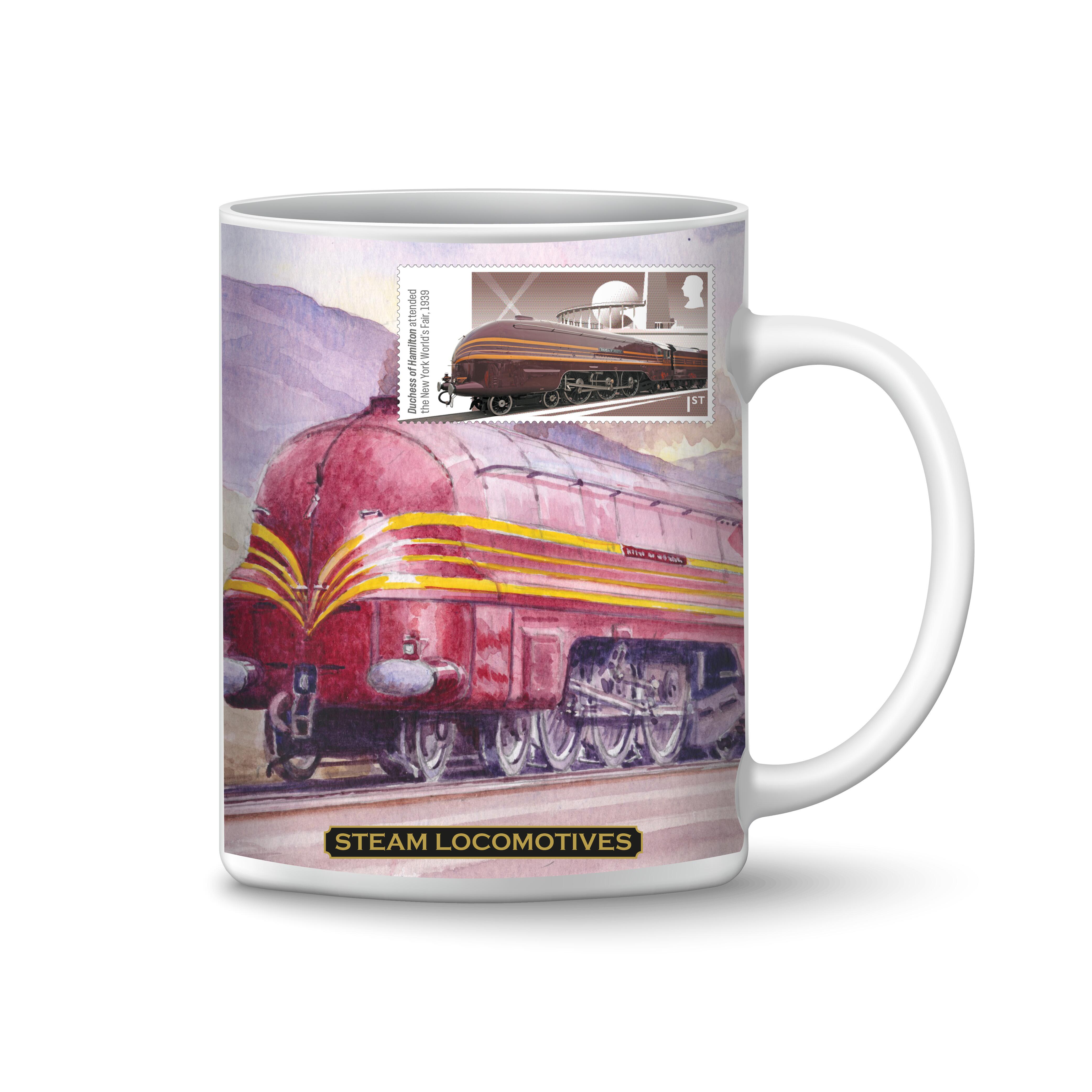 Duchess of Hamilton | Steam Locomotives Stamp Art Mug