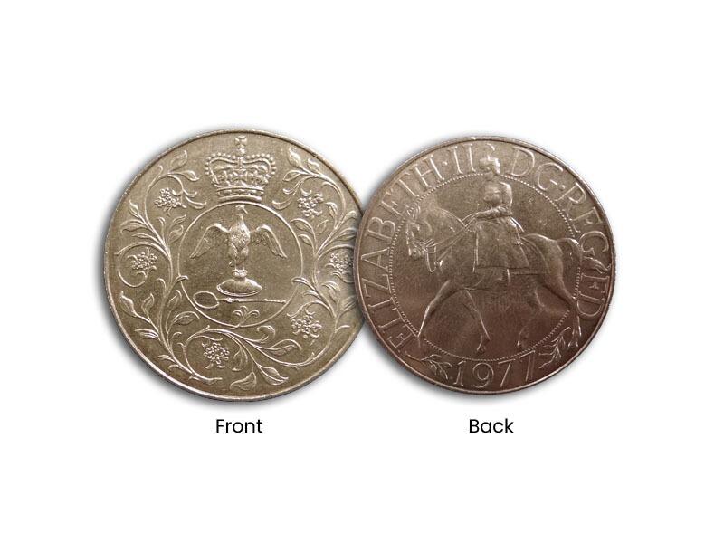 1977 Silver Jubilee Crown Coin