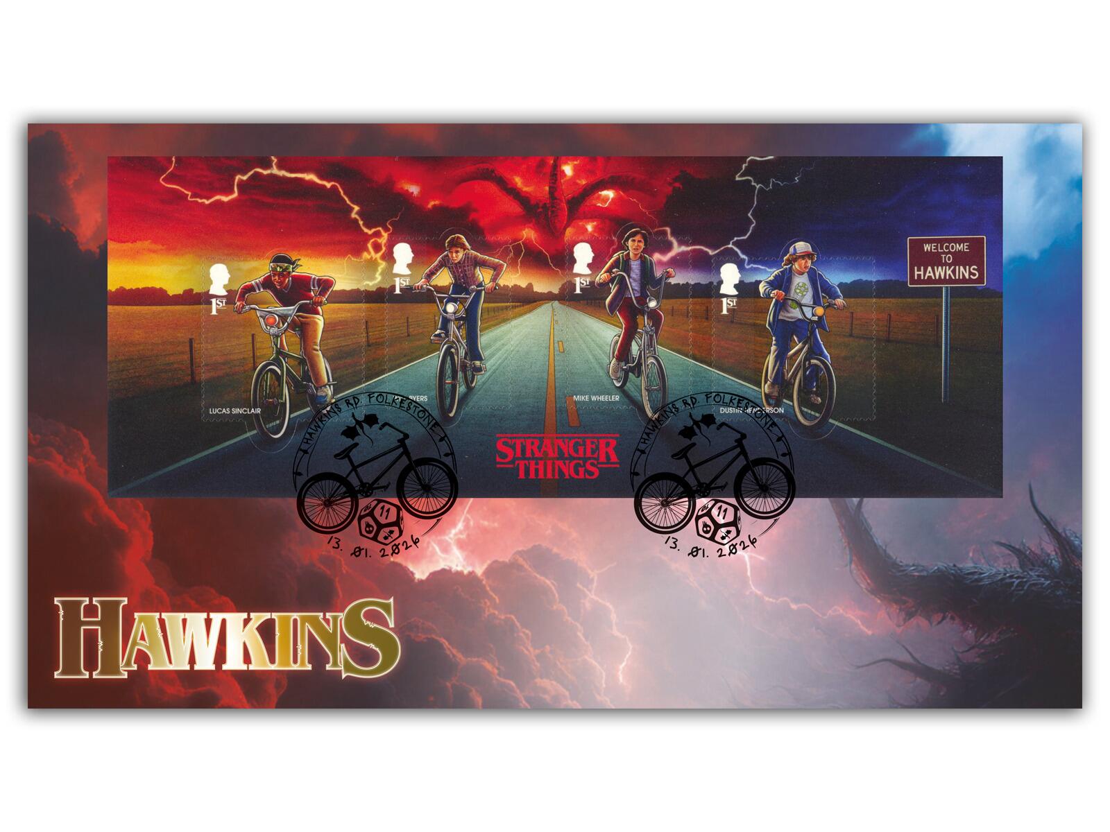 Strangers Things BMX Miniature Sheet