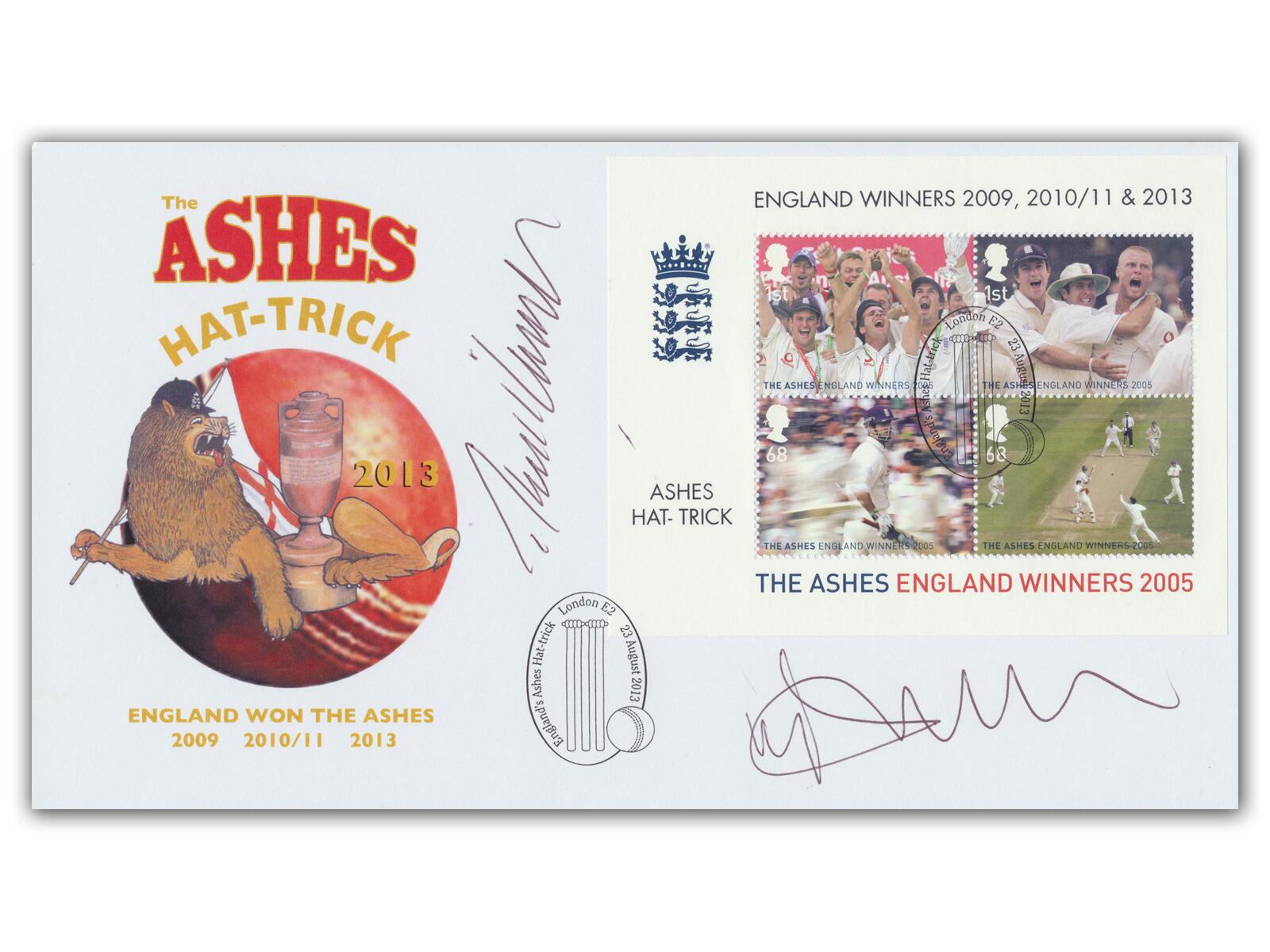 Michael Vaughan & Phil Tufnell Autographs | Ashes Hat Trick