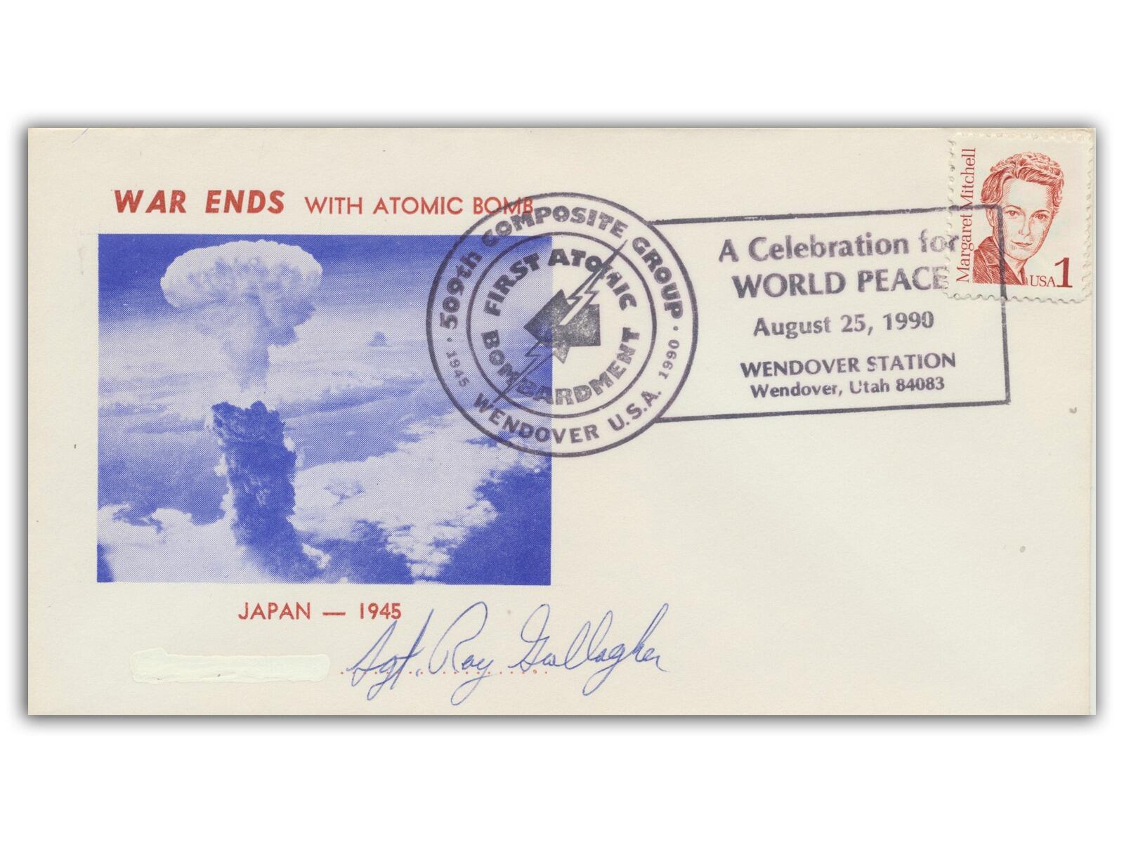 Ray Gallagher Autograph | Atomic Bomb Crew