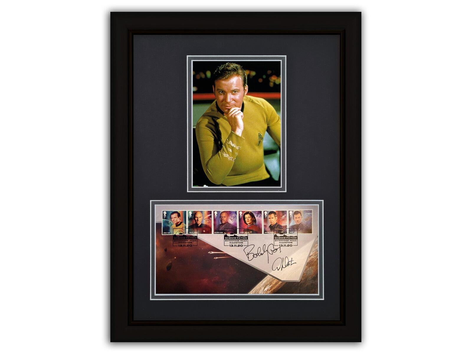 William Shatner Autographed 'Boldly Go!' | Black Frame