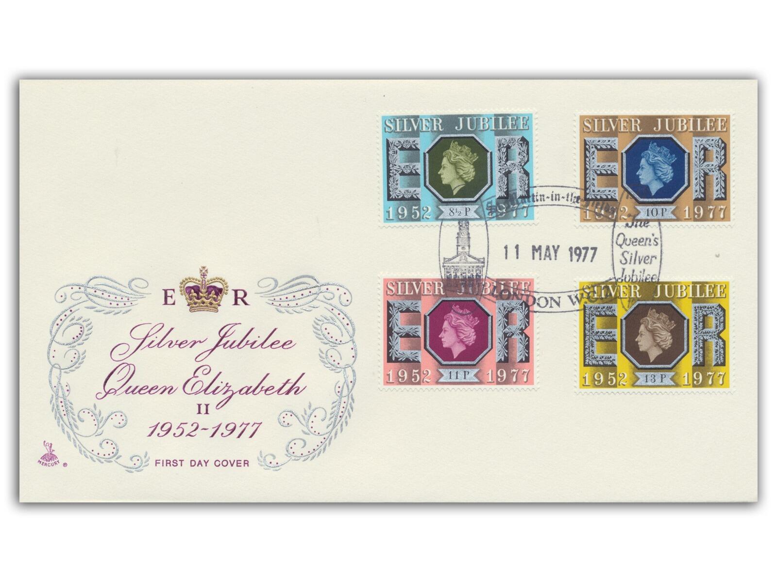 1977 Silver Jubilee, St Martin's in the Field postmark